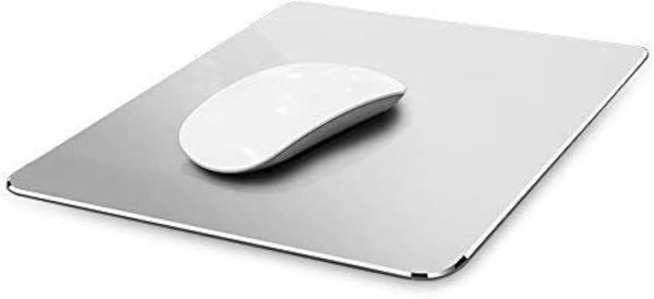 Hard Silver Metal Aluminum Mouse Pad Mat Smooth Magic Ultra Thin Double Side Mouse Mat Waterproof Fast and Accurate Control for Gaming and Office(Small 9.05X7.08 Inch) - Image 10